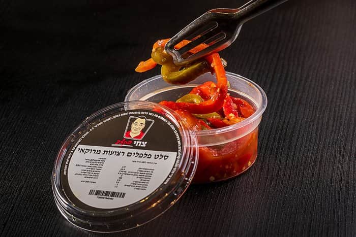 סלט רצועות פלפלים מרוקאיים